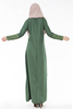  2022 Bat Sleeve Modest Burka Kimono Turkish Kaftan Caftan Arab Muslim Morocco Jalabiya Islamic Clothing Robe Dubai Prayer Women Maxi Dress Abaya