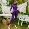 Lady Islamic Fashion Modest Women's Plus Size Wholesale Muslim Swimwear Burkini
