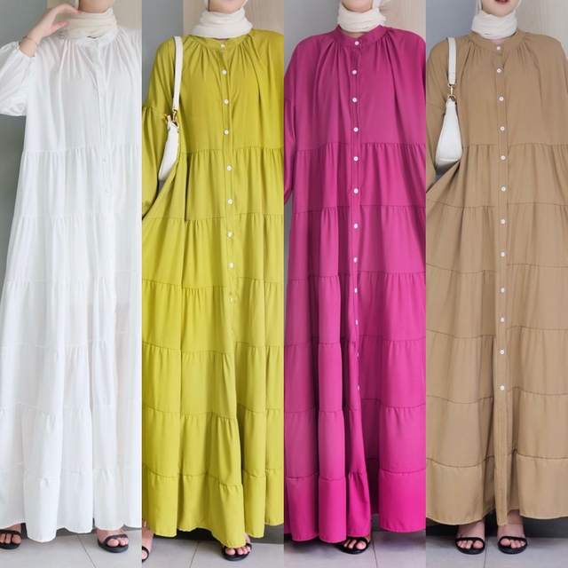  Dubai Turkish 2022 Arab Modest Kaftan Robe Morocco Caftan Muslim Bat Sleeve Kimono Islamic Clothing Burka Jalabiya Prayer Women Maxi Dress Abaya