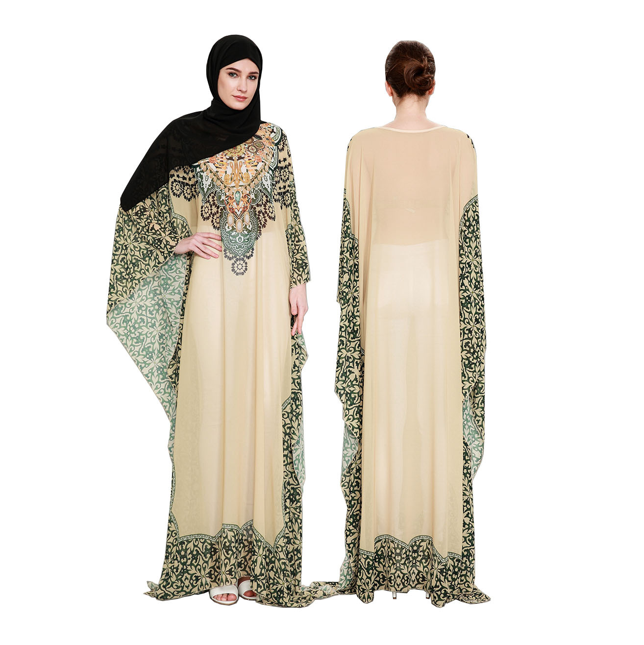  Islamic Clothing Robe Morocco Muslim Modest Jalabiya Arab 2022 Kimono Bat Sleeve Kaftan Burka Turkish Dubai Caftan Prayer Women Maxi Dress Abaya