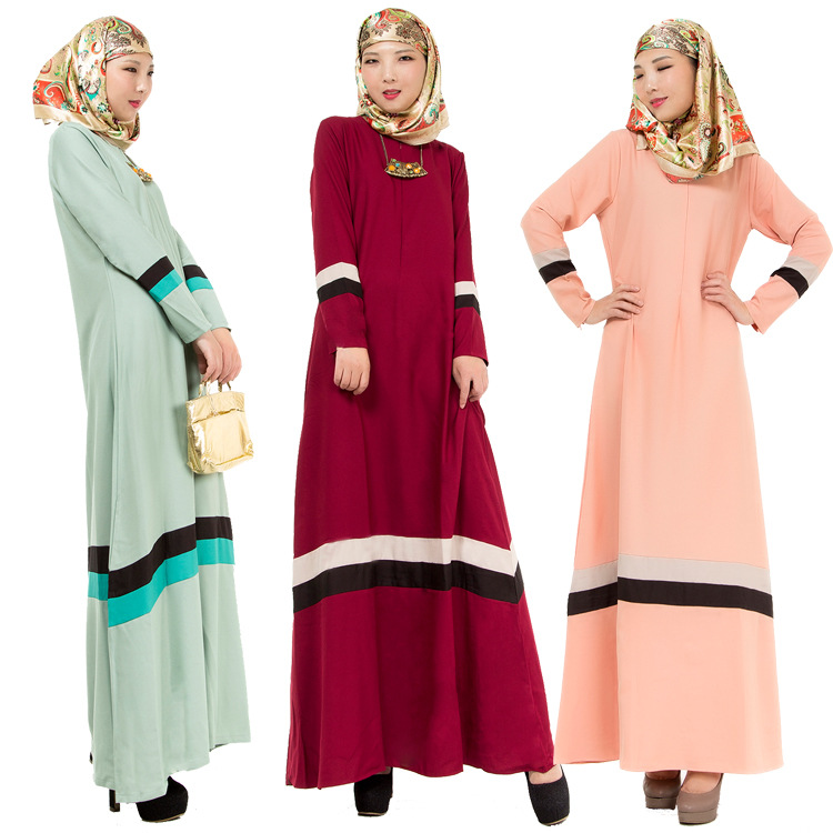  2022 Islamic Clothing Robe Kaftan Cotton Muslim Burka Modest Jalabiya Morocco Turkish Kimono Arab Dubai Prayer Women Maxi Dress Abaya