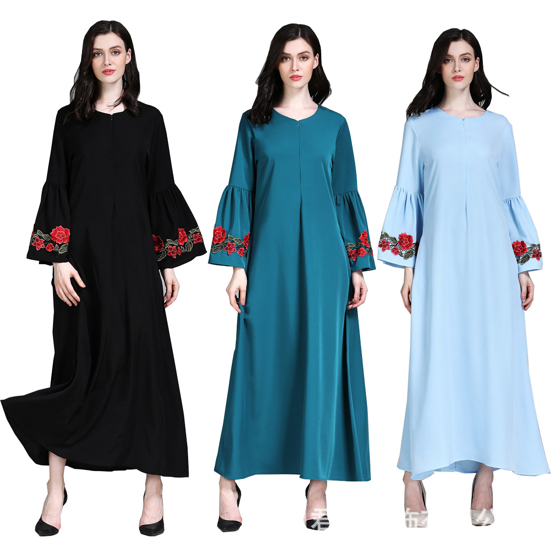  Islamic Clothing Cotton Turkish 2022 Muslim Kimono Kaftan Morocco Arab Modest Burka Robe Dubai Jalabiya Prayer Women Maxi Dress Abaya