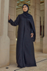 Custom Abaya Women Muslim Dress Long Prayer Dress Plain Loose Jilbab Hijab Dress Islamic Modest Khimar Hijab Abaya