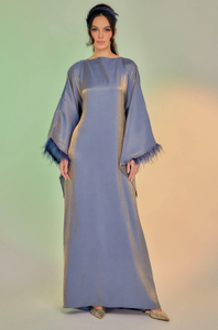 SIPO Wholesale Shimmer Cotton Kaftan Dress for Muslim Women Malaysia Style Dress Kaftan