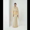 SIPO TIMELESS RAYA 2024 Design french beaded lace Baju Kurung - BUTTER CREAM