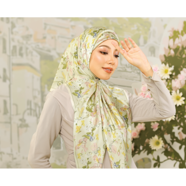 SIPO Wholesale Custom Hijab Cotton Voile Tudung Fashion Muslim Bawal Digital Printed Scarf Square Hijab Luxury-KATIE