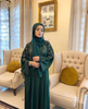 SIPO Middle East Arabic Women Abaya Dubai Robe Muslim Clothing Beading Design Open Abaya for Women