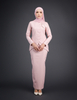 SIPO Hot Selling 2024 New Design Malaysian Baju Kurung Muslim Dress for Women Net Combined With Lining