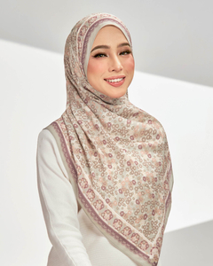 SIPO Factory Customized Malaysia’s Most Popular Desserts Printed Crepe Chiffon Scarf Malaysia Muslim Shawl for Woman