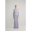 SIPO Baju Raya Malaysia Kurung Dress Solid Color Muslim Women Dresses Chiffon Modern Baju Kurung 