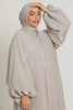 SIPO Solid Color Abaya Dubai Muslim Dresses Islamic Clothing Women EID Daily Simple Modest Wear