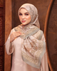SIPO Custom Malaysia Custom Printed Cotton Voile Square Scarf Hijab Malaysia Tudung Bawal Cotton Voile For Women