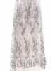 Embroidery Lace PEARL BEADED LACE IN CHARCOAL GREY
