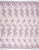 Embroidery Lace PEARL BEADED LACE IN PURPLE Fabric