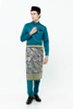 Green Teal Turquoise Baju Mlelayu