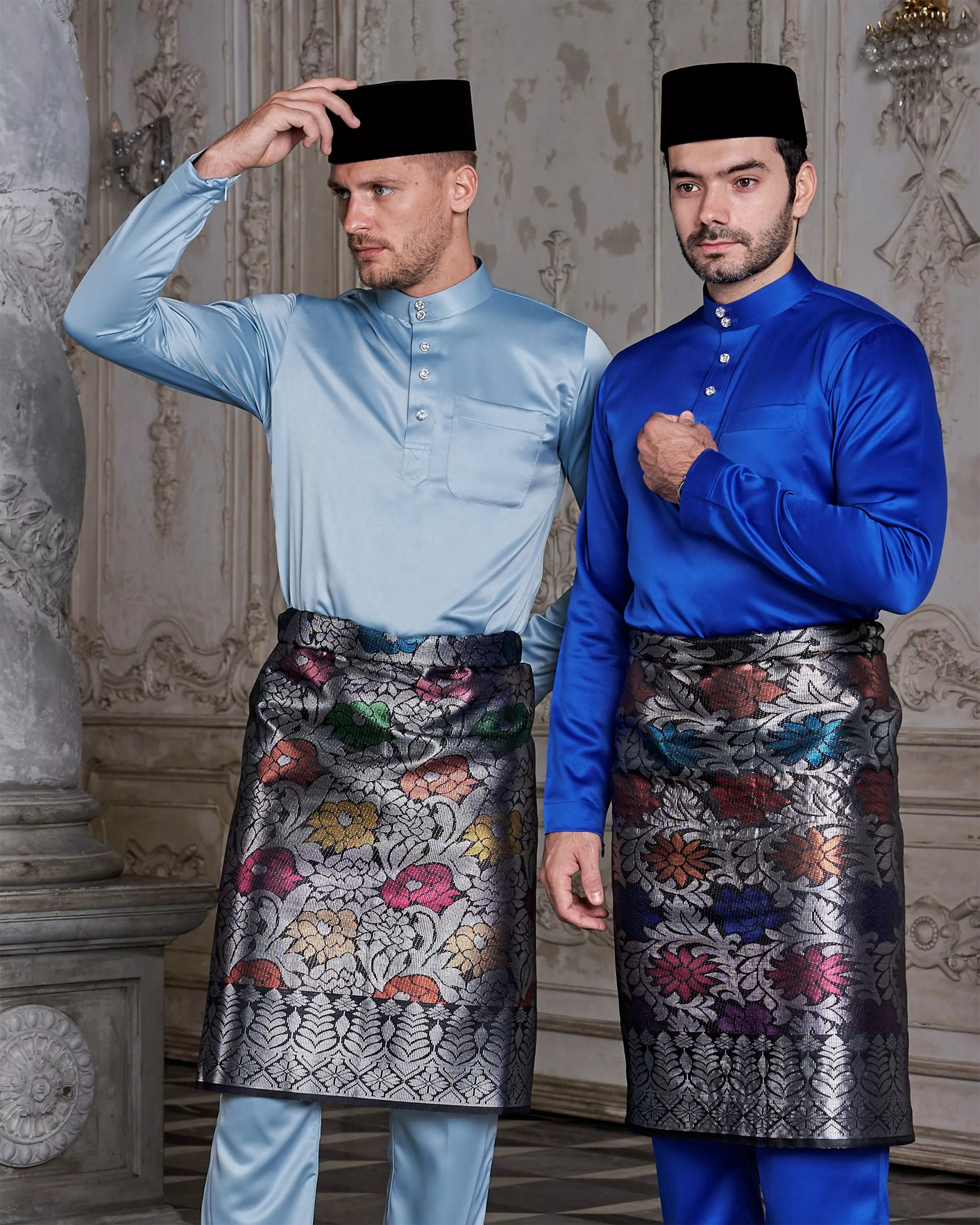 BAJU-MELAYU-ROYAL-BLUE-SKY-BLUE-CAMPAIGN-8