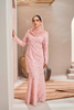 SIPO 2024 Modern Baju Kurung Manufacturer High Quality Premium Cotton Full Body Lace Muslim Women Dress