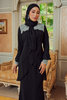 SIPO Custom Fish-Tail Kurung Moden with Back Zip Shirt Stretchable Waist Skirt And Elegant Satin Pleats