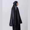 SIPO Malaysia Dress Textured Satin Singapore Ramadan Prayer Borong Travel Telekung Muslim Women Custom Oem Prayer Dress
