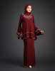 SIPO Wholesale Price New Baju Kurung Malaysia 2-layer Kurung with Embroidery And Lace Muslim Women Dress Mini Kurung 