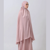 SIPO Eid Muslim Prayer wear Telekung Custom Manufacturer Telekung Korean Silk Malaysia Sorong Telekung Prayer Set