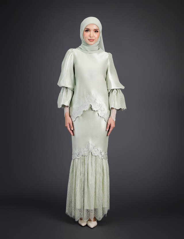 SIPO Wholesale Hot Selling Fashion Design Malaysian Baju Kurung Islamic Dress For Women Songket Brocade Mini kurung with embroidery