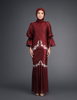 SIPO Wholesale Embroidery Mini Kurung High Quality Elegant Malaysia Baju Kurung Women Muslim Dresses