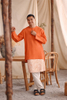 SIPO New Design Elegant Men's Kurta with Key-Hole Neckline And Button Accents Men Kurta Set