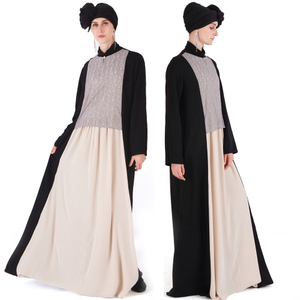 Ethnic Style Islamic Clothing Maxi Dresses Muslim Abaya For Ladies