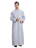 Middle East Botton Line Modest Full Length Round Collar Man Thobe
