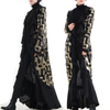 Modest Sequined Abaya Muslim Dresses Islamic Clothing Open Cardigan Abaya