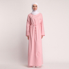 Wholesale Fashion Striped Summer Casual Pattern Popular Muslim Abaya Islamic Women Clothing