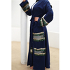 New Muslim Abaya Fashion Sequin Stitching Dubai Turkish Modest Cardigan Open Abaya