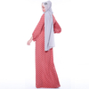 Dot Latern Sleeve Muslim Islamic Abaya Maxi Dress