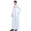 Amazon Hot Sale Pure Color Modest Full Length Round Collar Man Thobe