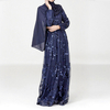 Middle East Dubai Saudi Double Layer Dresses Umbrella Cut Muslim Islamic Dress