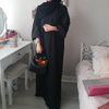 New Arrival Arabic Front Open Abaya Long Sleeves Pure Color Elegant Cardigan 