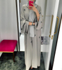 New Collection Muslim Maxi Dresses Embroidery Abaya Cardigan Dubai Fashion Islamic Clothing