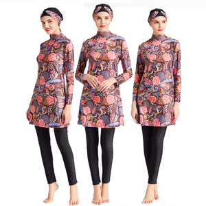 SIPO Muslim Southeast Asian Modest Swimsuit Large Size Cover Three-piece Beach Suit