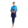Muslim Swimsuit Five-piece Slim Conservative Swimwear Highly Elastic Stitching Beachwear