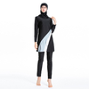 FREE SHIPPING 2020 Women's Conservative Islamic Muslim Three-Piece Sportswear Swimsuit Swimwear With Chest Pad