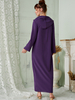 Ethnic Morocco Beading Hooded Muslim Islamic Abaya Gown Maxi Dress