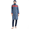 SIPO Wholesale 3-Piece Islamic Muslim Swimming Wear Burkini With Zipper