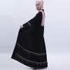 New Fashion Loose Muslim Sequin Cardigan Kimono Turkish Modest Clothing