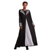 Turkish Modest Round Neck Long Sleeve Robes Muslim Islamic Women Abaya Dress Clothing 