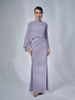 SIPO 2024 New Arrival Malaysia Traditional Baju Kurung Lace Sleeve Muslim Modern Baju Kurung Wanita Dress