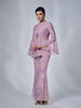 SIPO Hot Selling 2024 Design Malaysia Baju Kurung Wholesale in Vietnam Traditional Muslim Clothing Ruffles Long Sleeve for Women 
