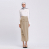 New Muslim Lady Plus Size Modest Fashion Stripe Latest Design Sheath Dress Skirt