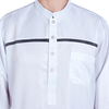  Sherwani Modest Boy Thobe India & Pakistan Clothing Sets for Men Islamic Designs 2021 Muslim Chemises Hommes Salwar Kameez Abaya Kurta