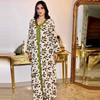 Islamic Clothing Maxi Abaya Modest Latest Designs Borka Muslim Dress Vêtements Print Women Dubai Cotton Embroidery Kimono Abaya